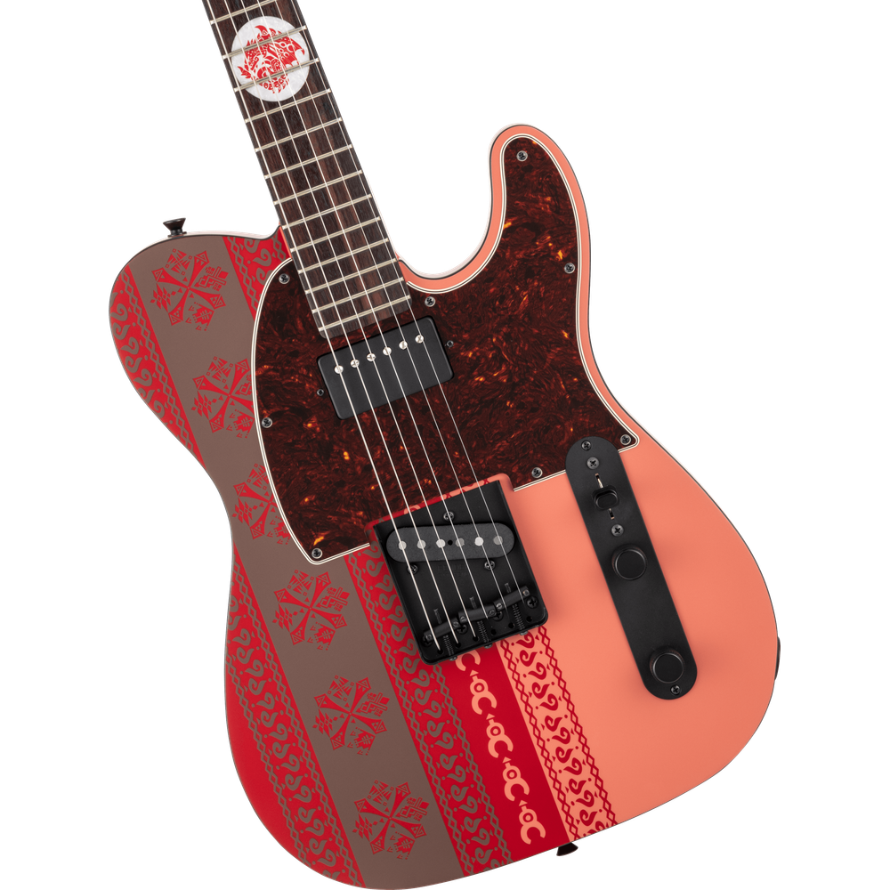 Fender Monster Hunter Rathalos Telecaster, Rosewood Fingerboard, Rathalos Red