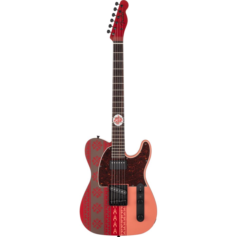 Fender Monster Hunter Rathalos Telecaster, Rosewood Fingerboard, Rathalos Red