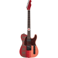 Fender Monster Hunter Rathalos Telecaster, Rosewood Fingerboard, Rathalos Red
