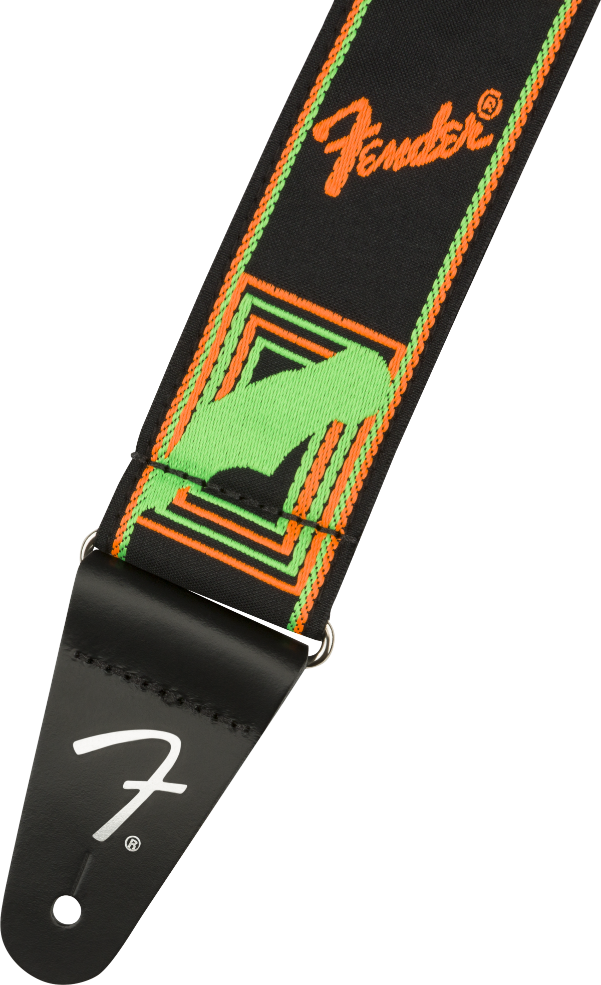 Fender Neon Monogrammed Strap, detail