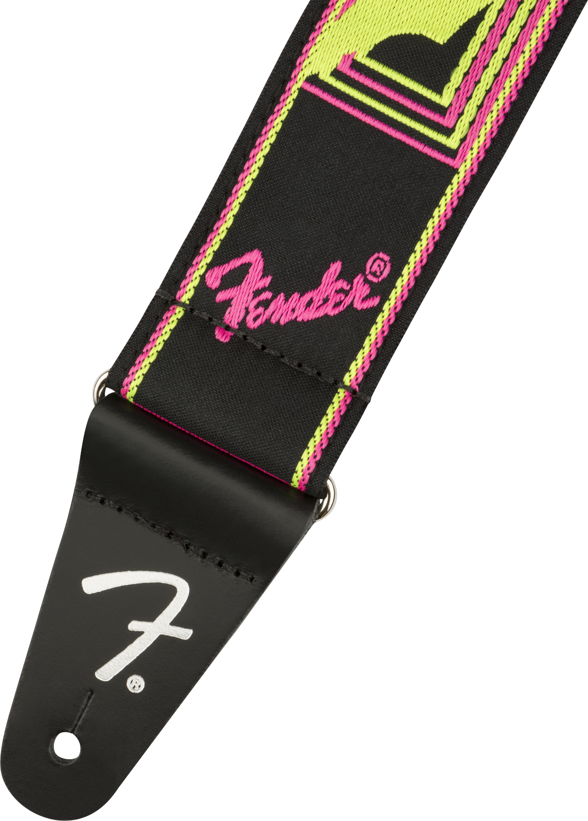 Fender Neon Monogrammed Strap, detail