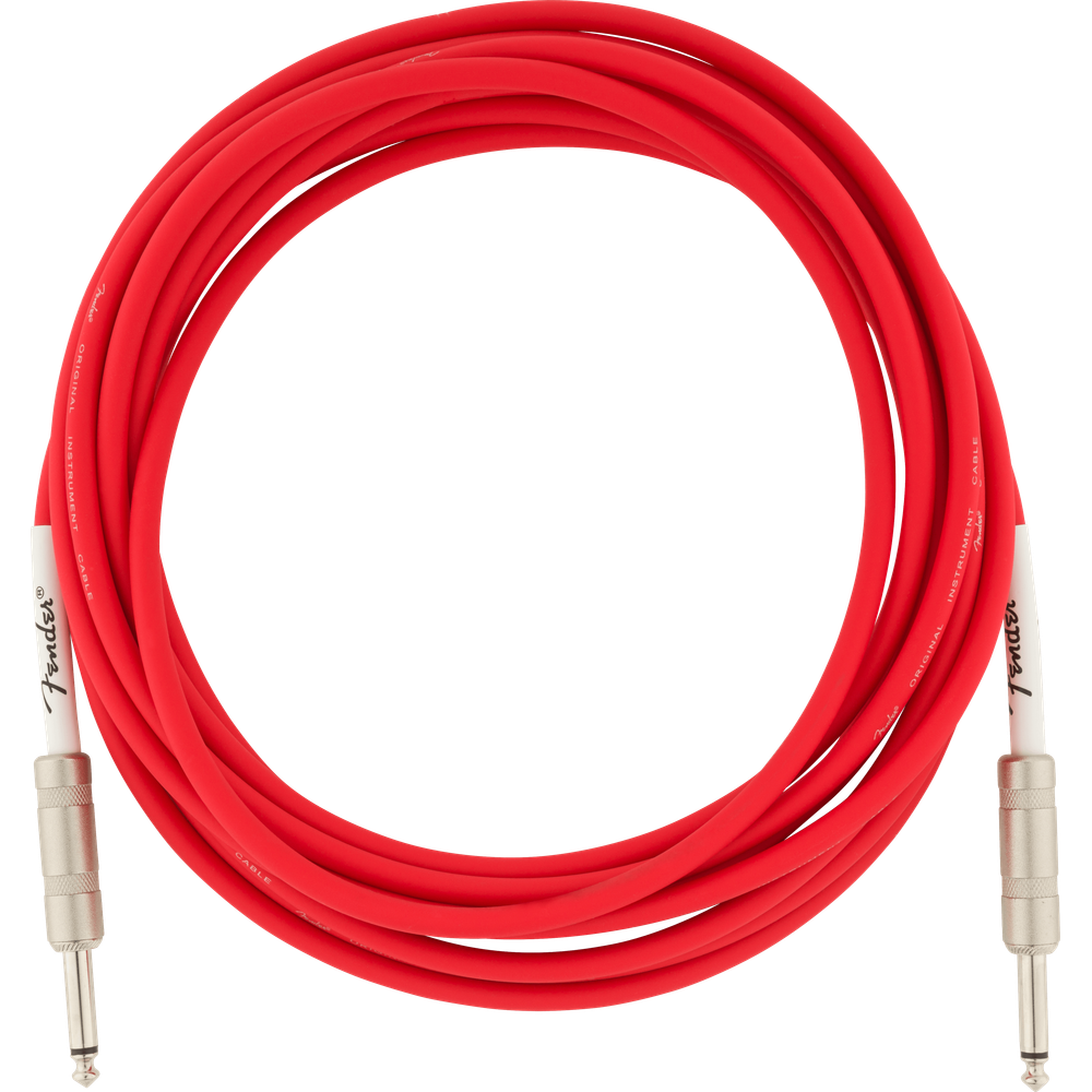 Fender Original Series Instrument Cables Fiesta Red 18.6 ft (Str/Str) Straight/Straight