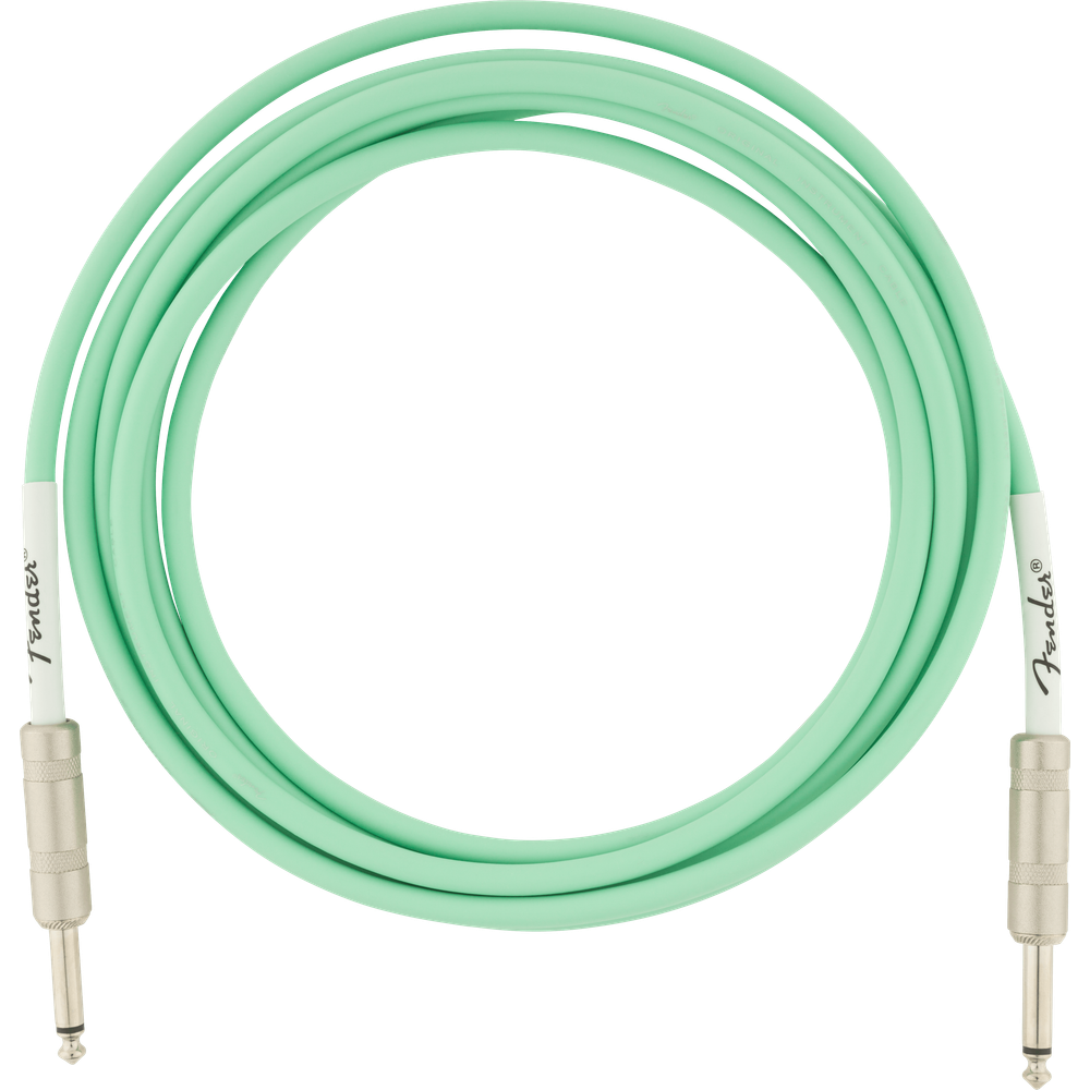 Fender Original Series Instrument Cables Surf Green 10 ft (Str/Str) Straight/Straight