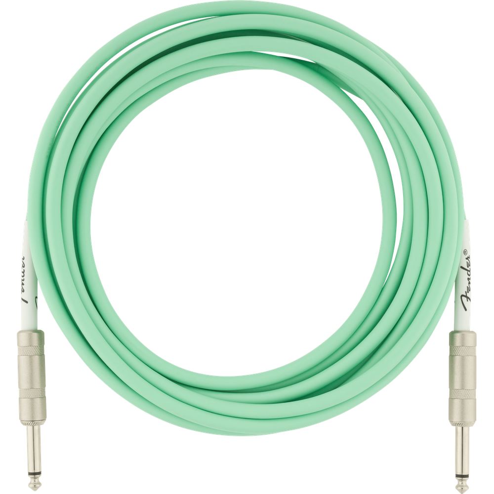 Fender Original Series Instrument Cables Surf Green 15 ft (Str/Str) Straight/Straight