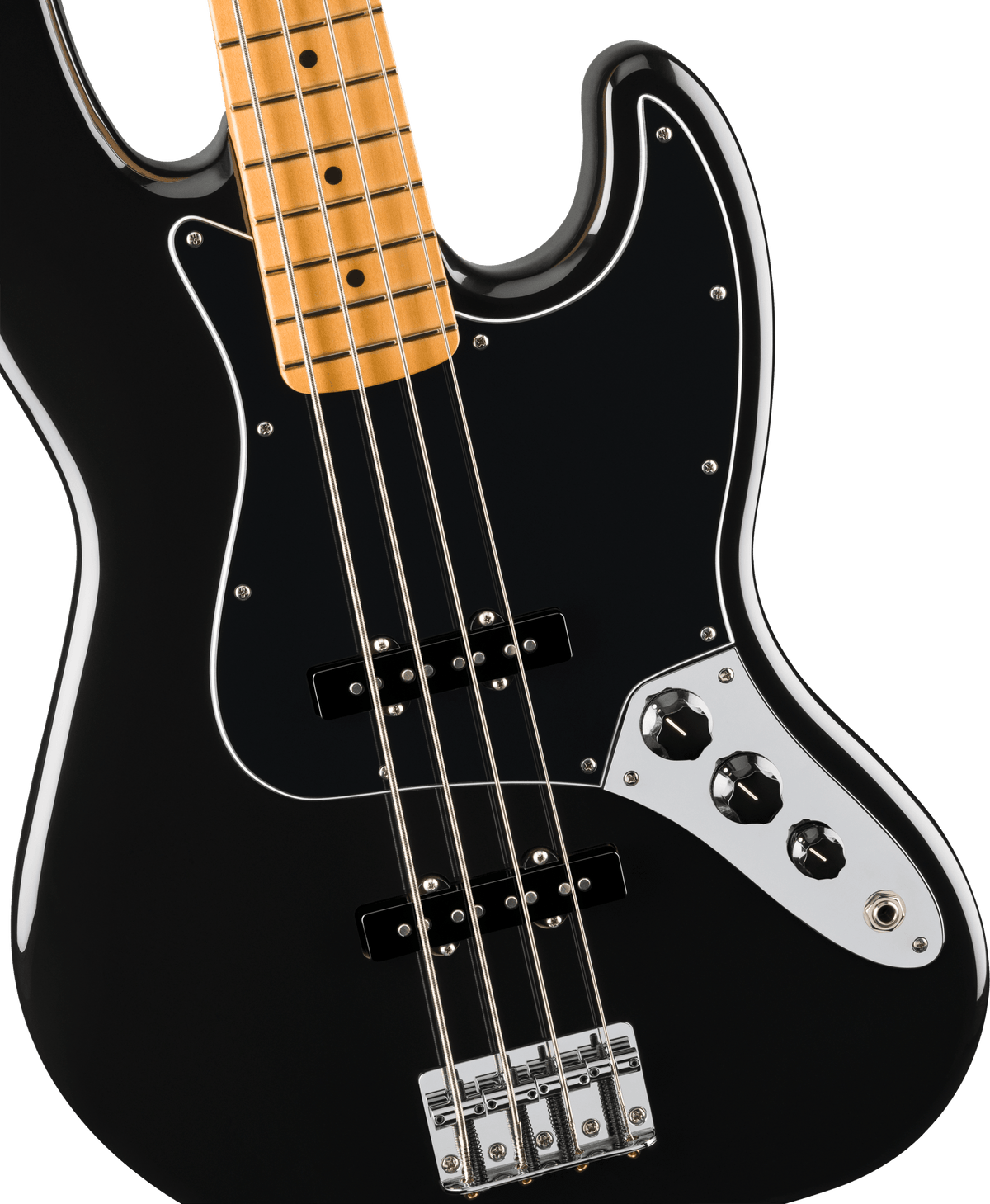 Fender Player II Jazz Bass, fingerboard detail