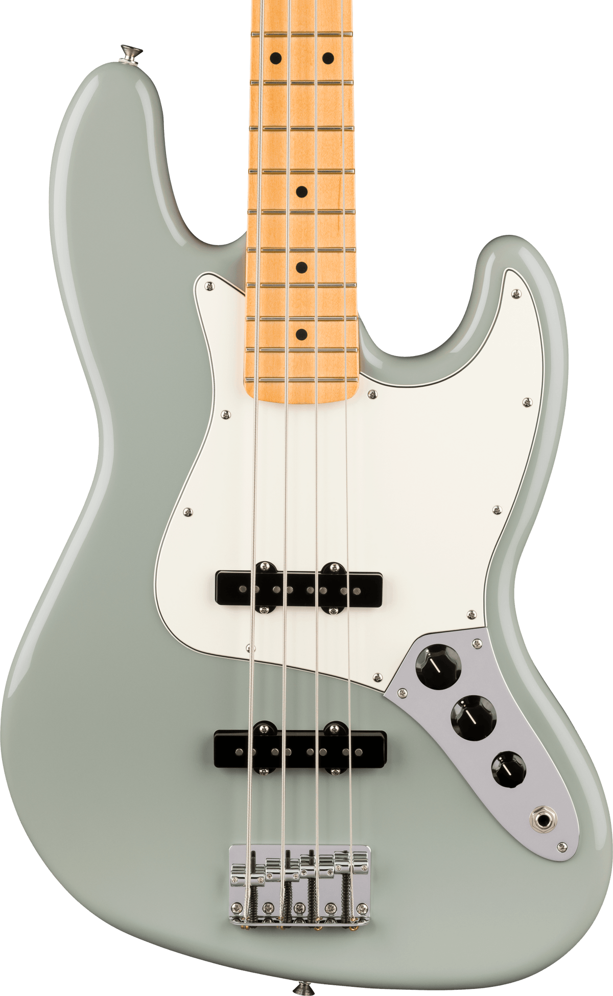 Fender Player II Jazz Bass, fingerboard detail