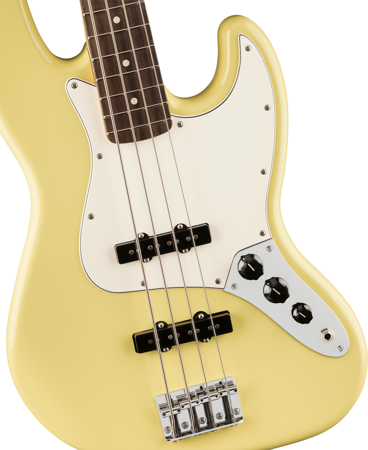 Fender Player II Jazz Bass, fingerboard detail