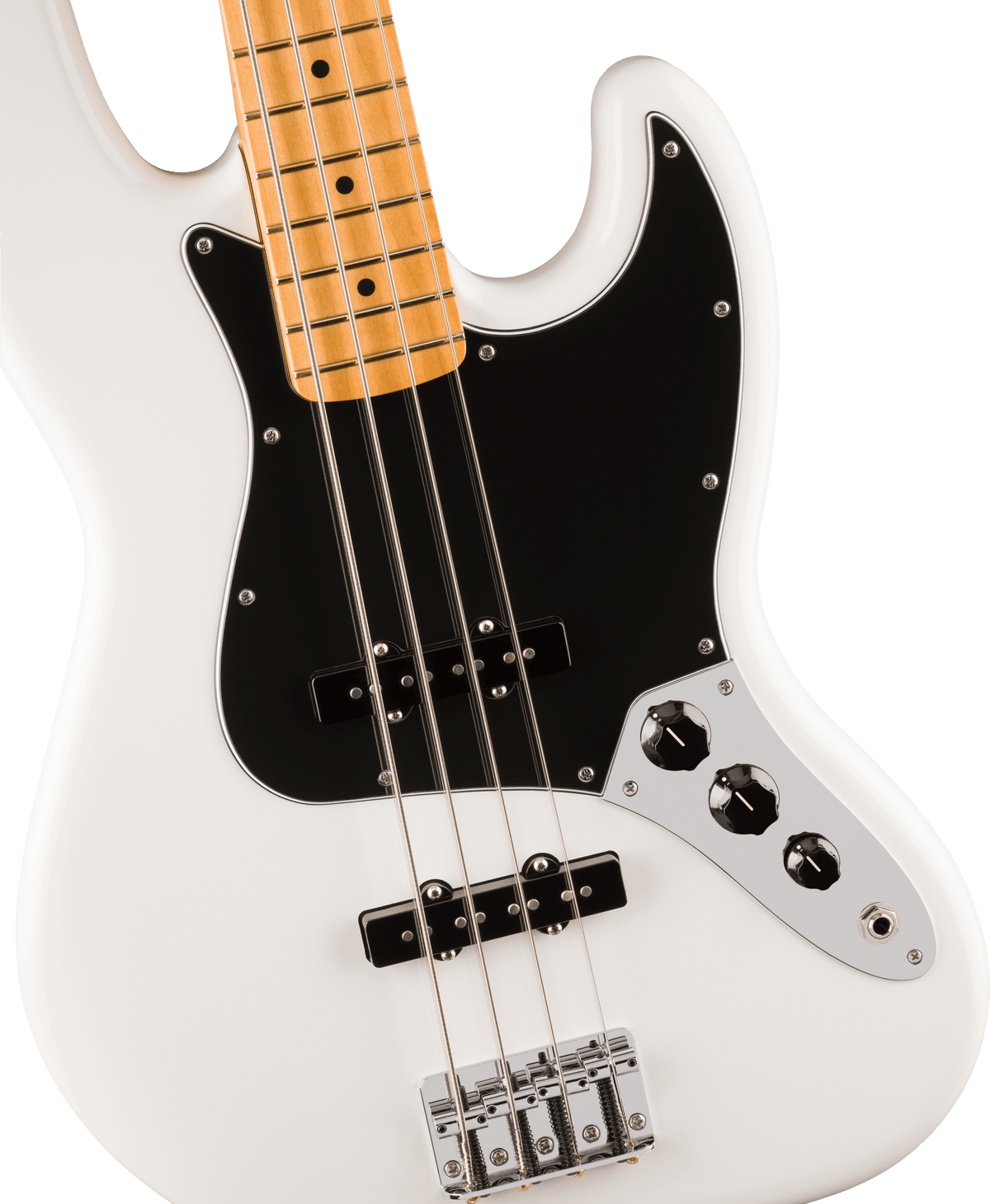 Fender Player II Jazz Bass, fingerboard detail