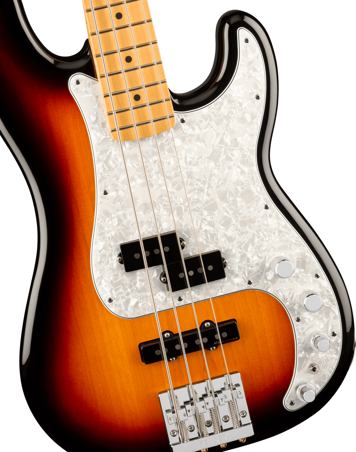 Fender Player II Modified Active Precision Bass, fingerboard detail
