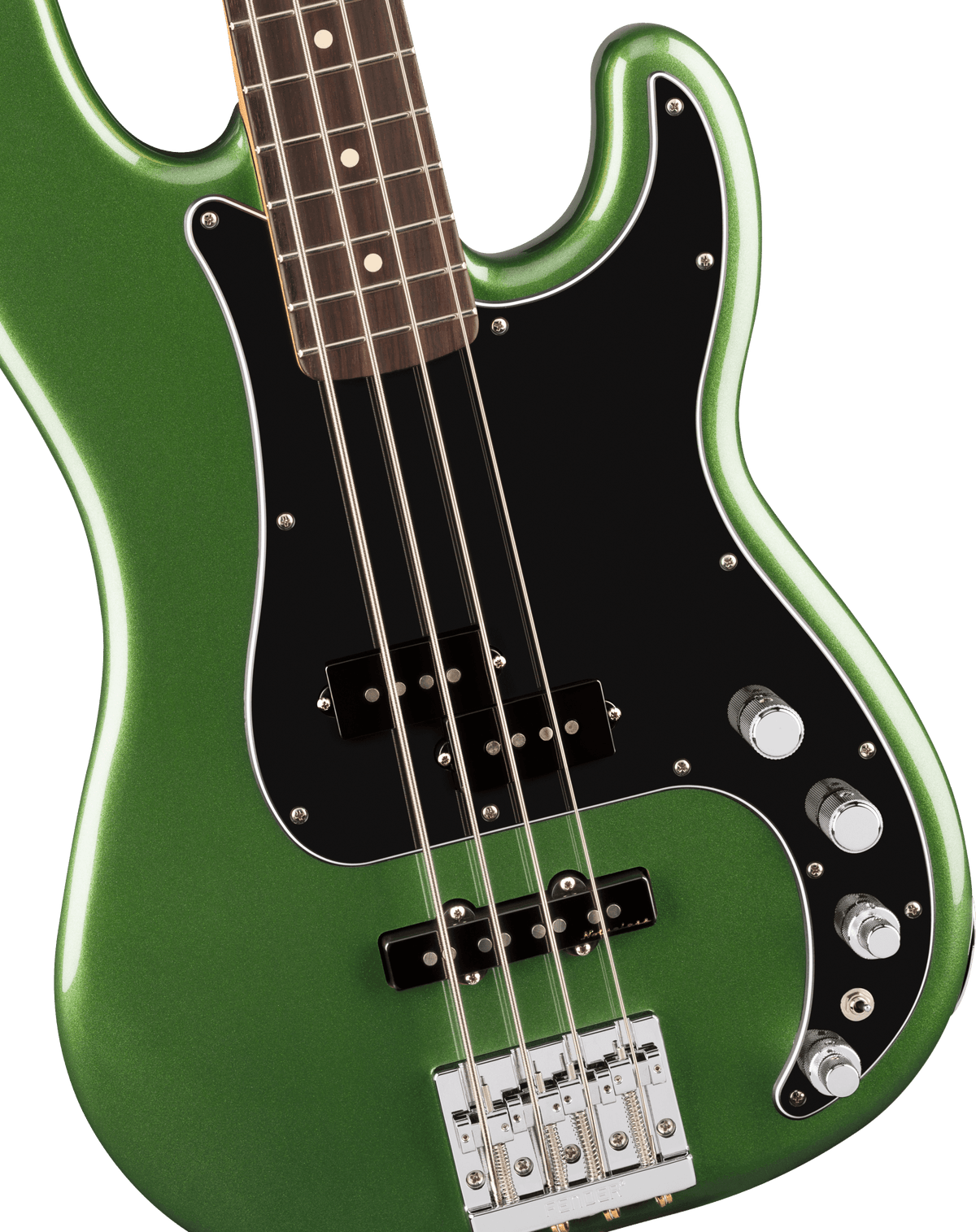 Fender Player II Modified Active Precision Bass, fingerboard detail