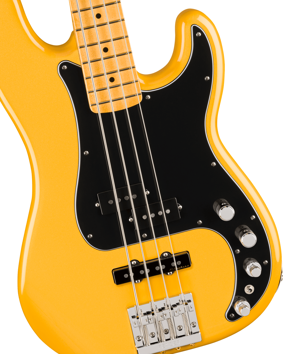 Fender Player II Modified Active Precision Bass, fingerboard detail