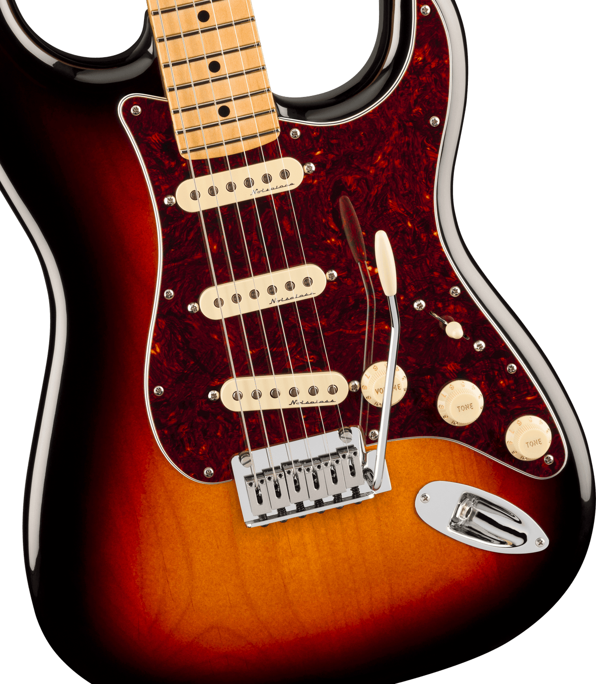 Fender Player II Modified Stratocaster, fingerboard detail