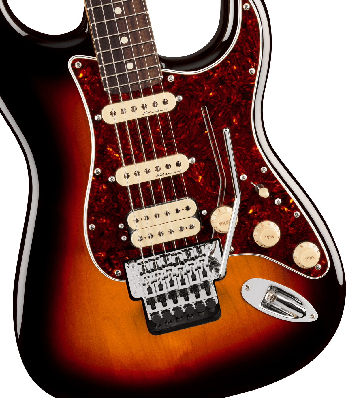 Fender Player II Modified Stratocaster HSS Floyd Rose, fingerboard detail