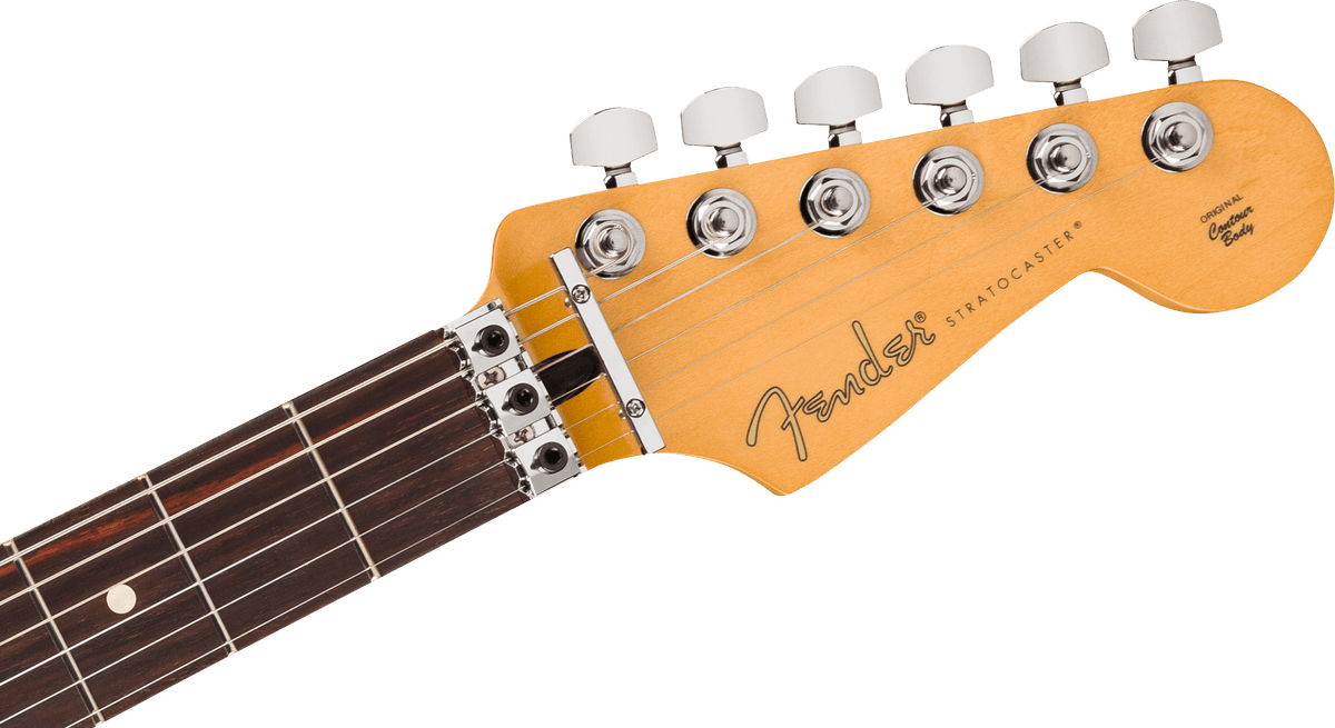 Fender Player II Modified Stratocaster HSS Floyd Rose, headstock, front