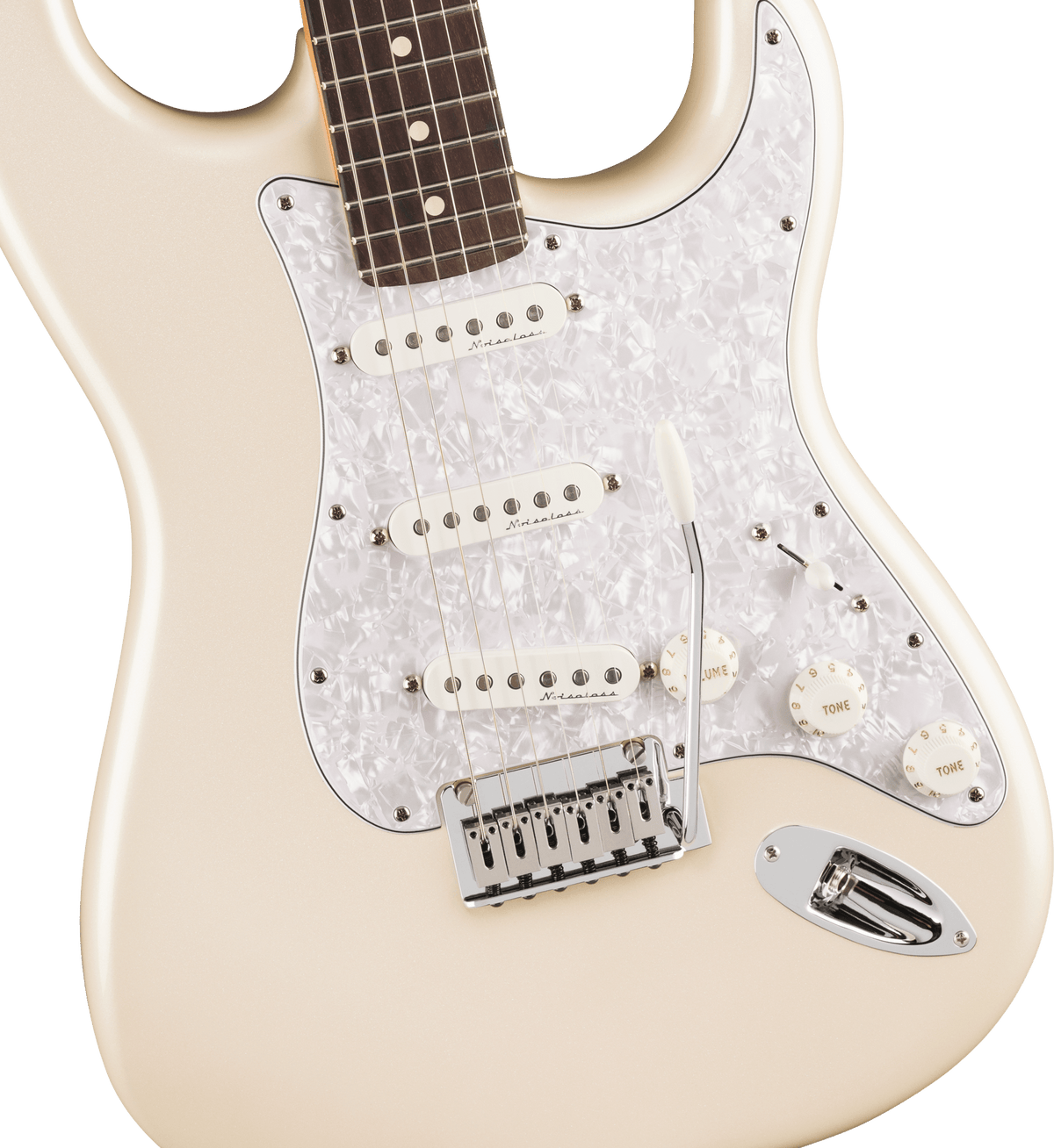Fender Player II Modified Stratocaster, fingerboard detail