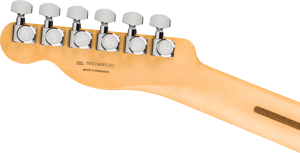 Fender Player II Modified Telecaster, headstock, back