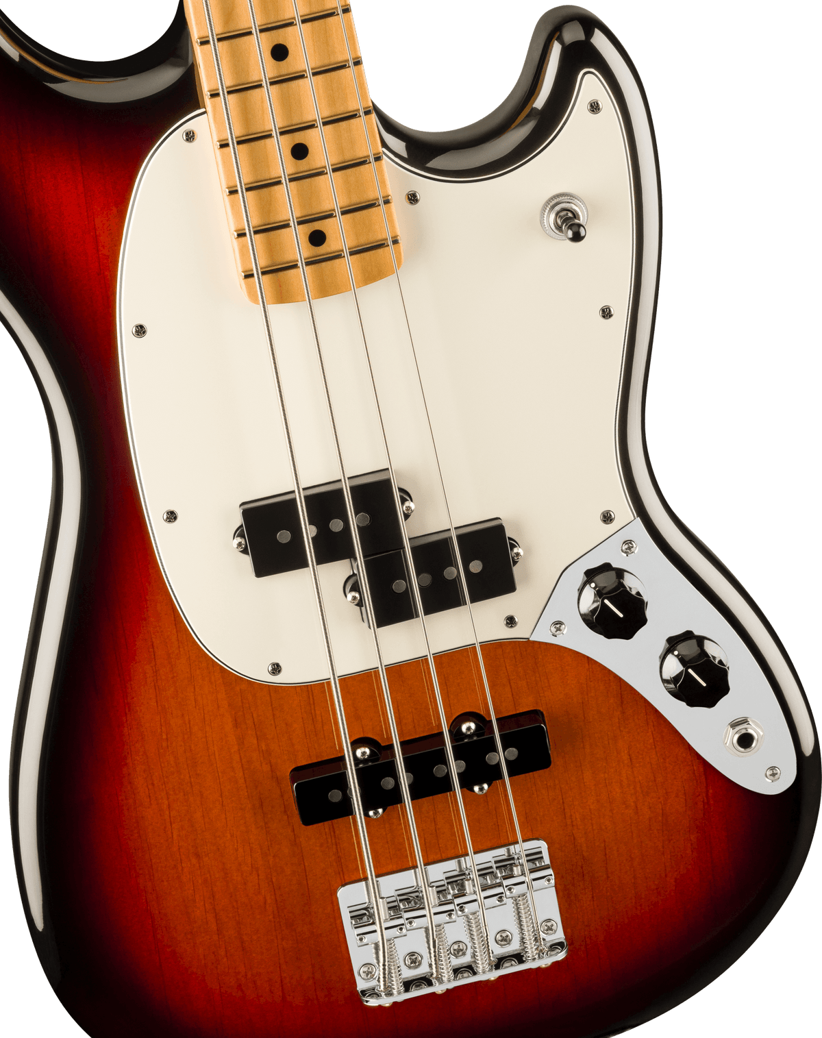 Fender Player II Mustang Bass PJ, fingerboard detail
