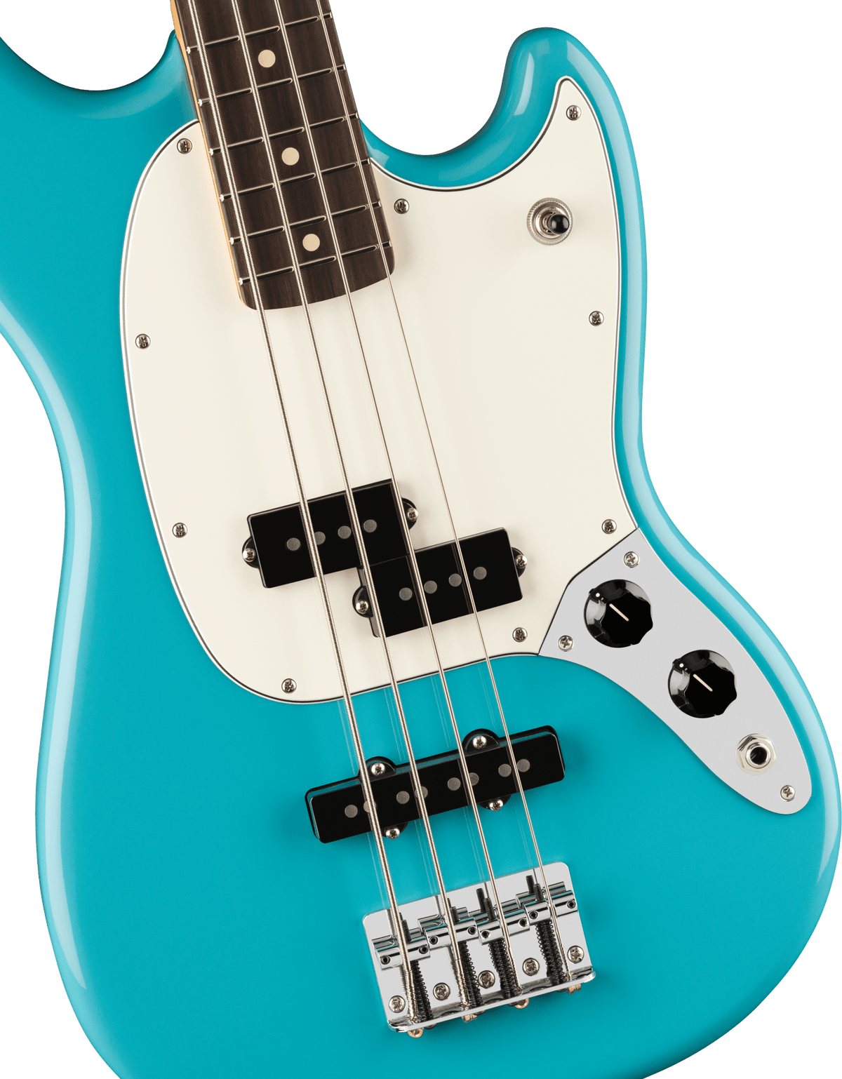 Fender Player II Mustang Bass PJ, fingerboard detail