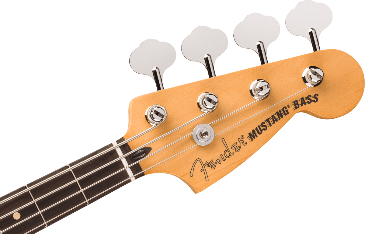 Fender Player II Mustang Bass PJ, headstock, front