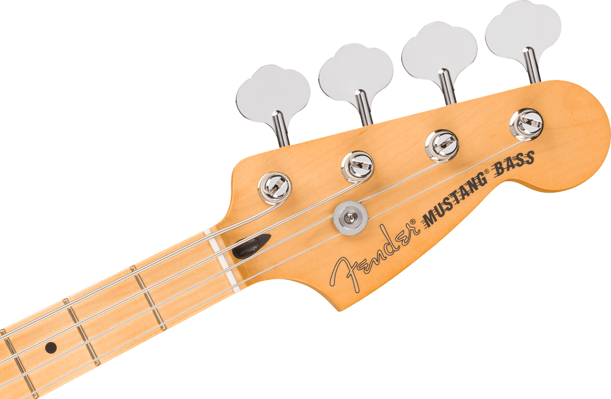 Fender Player II Mustang Bass PJ, headstock, front
