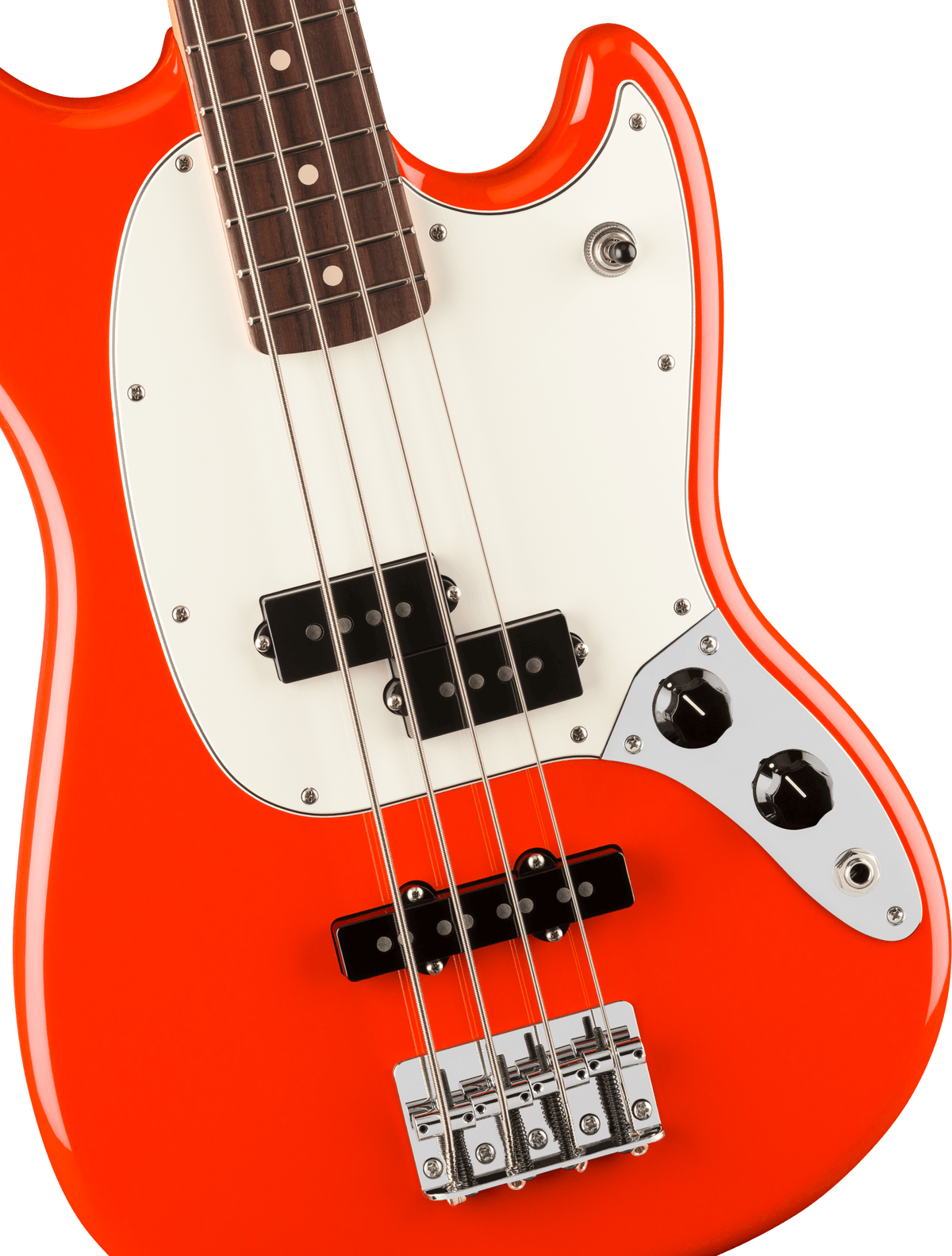 Fender Player II Mustang Bass PJ, fingerboard detail