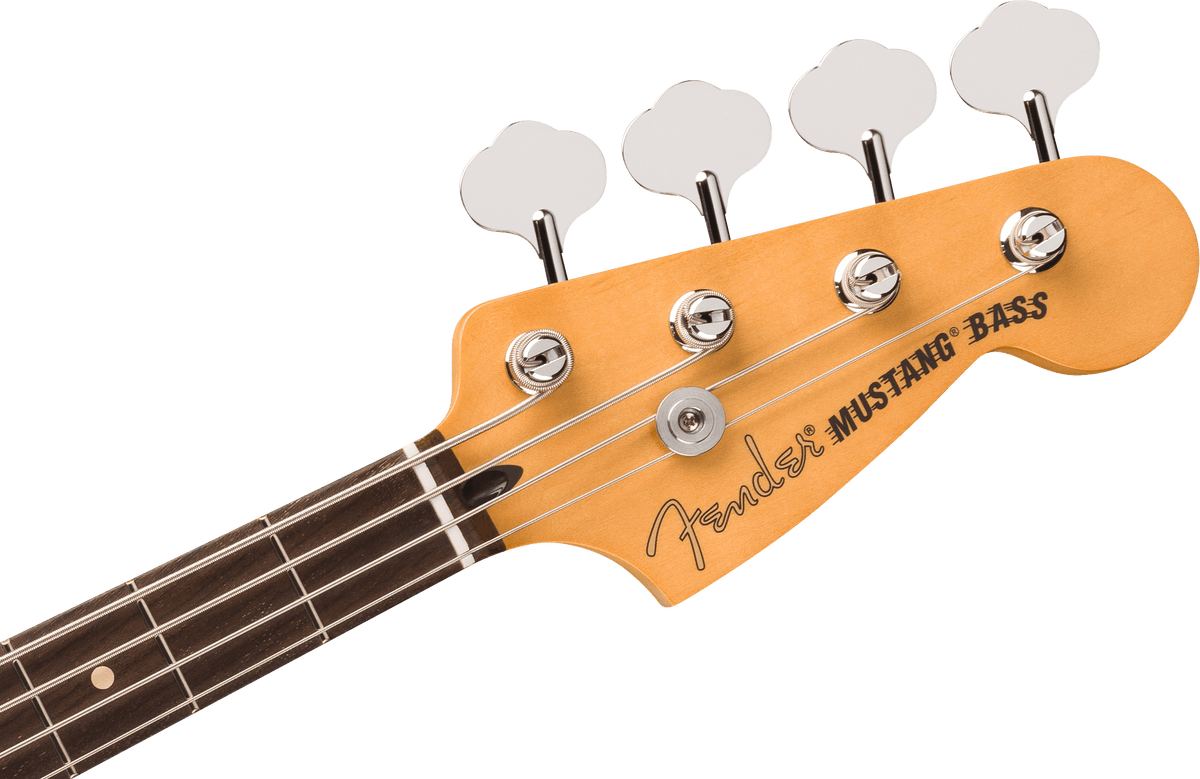 Fender Player II Mustang Bass PJ, headstock, front