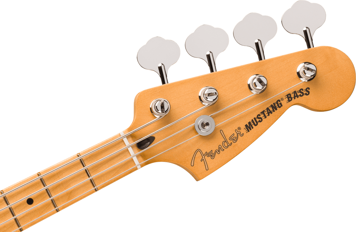 Fender Player II Mustang Bass PJ, headstock, front