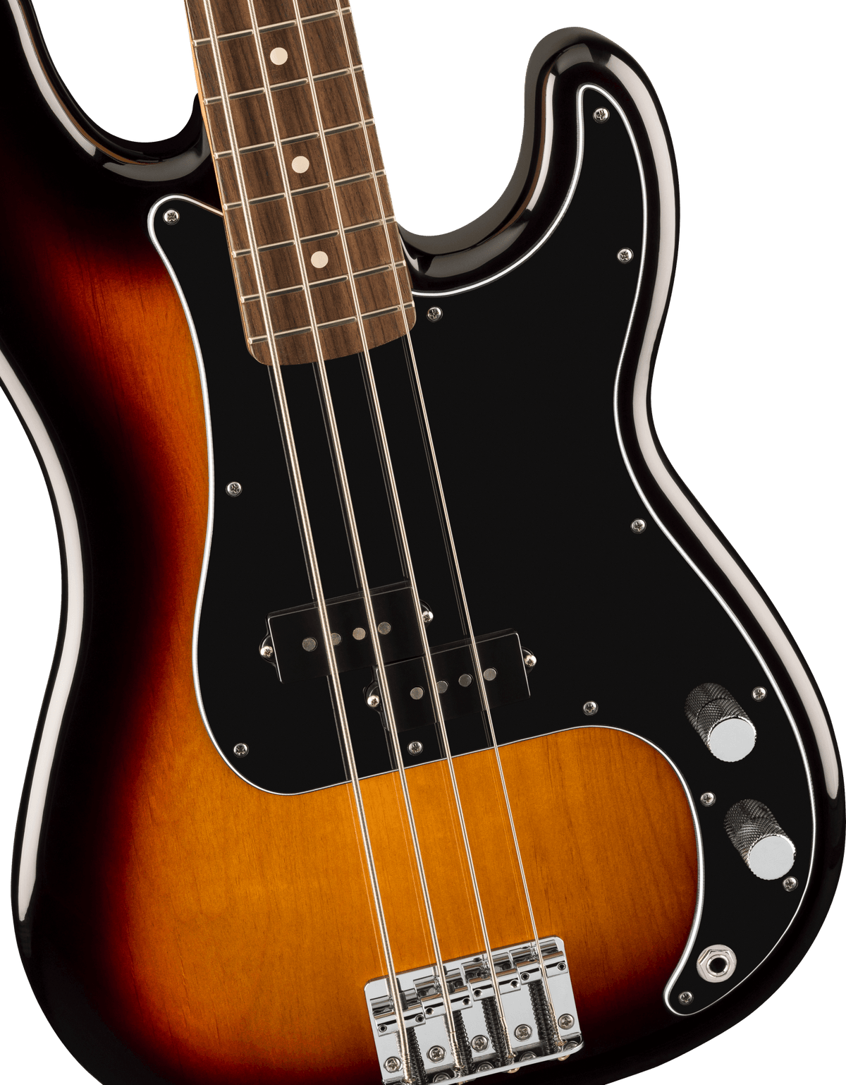 Fender Player II Precision Bass, fingerboard detail