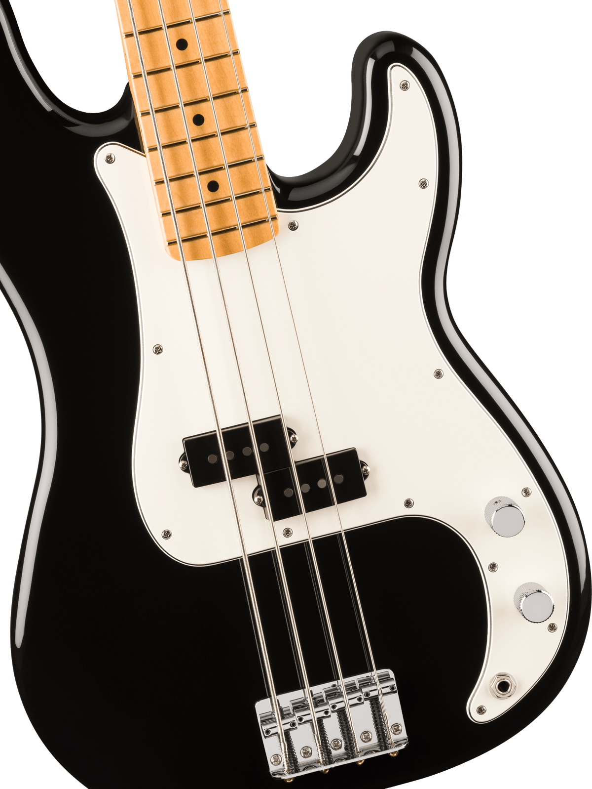 Fender Player II Precision Bass, fingerboard detail