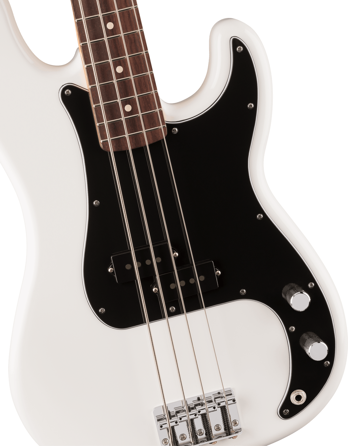Fender Player II Precision Bass, fingerboard detail