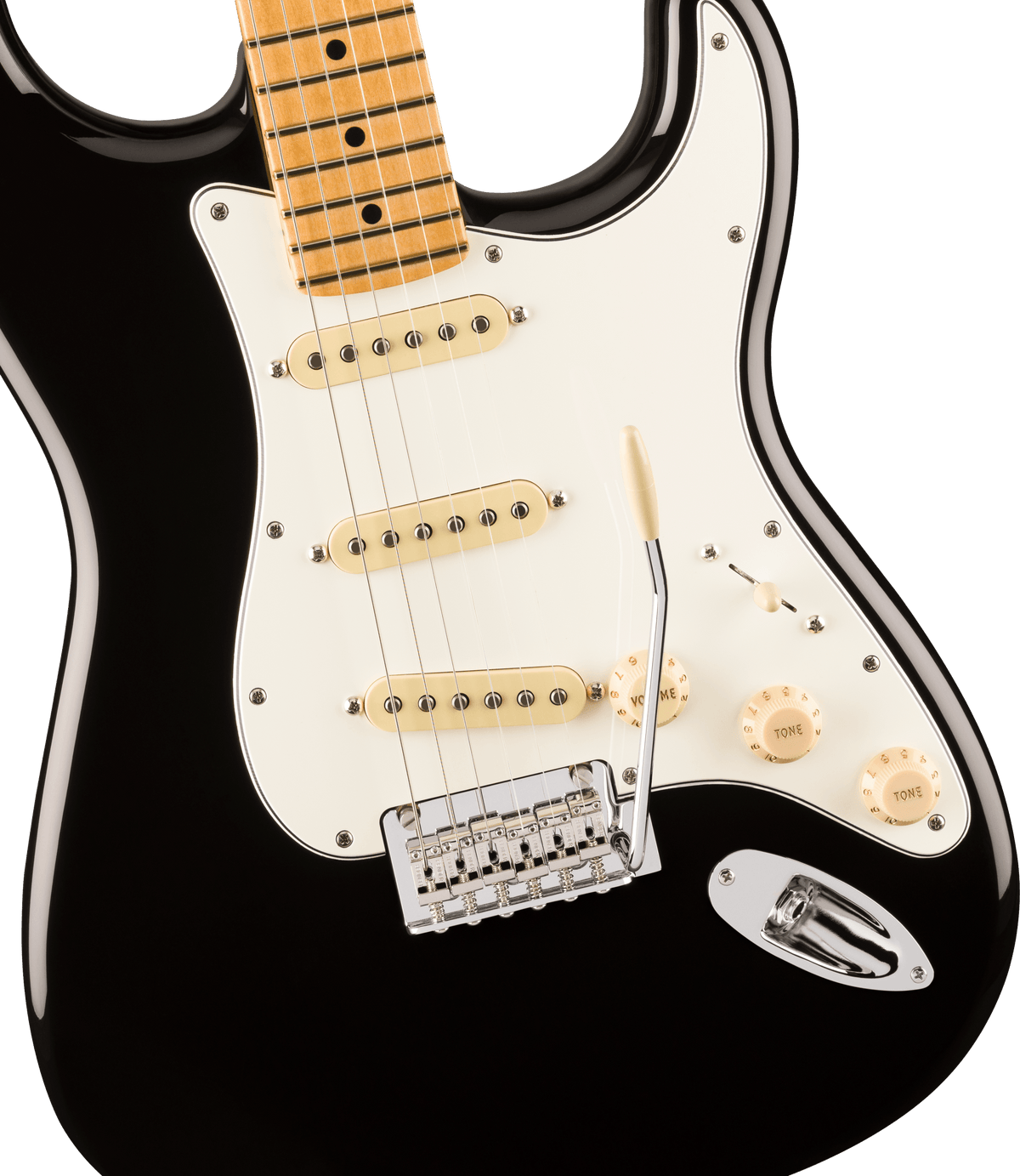 Fender Player II Stratocaster, fingerboard detail