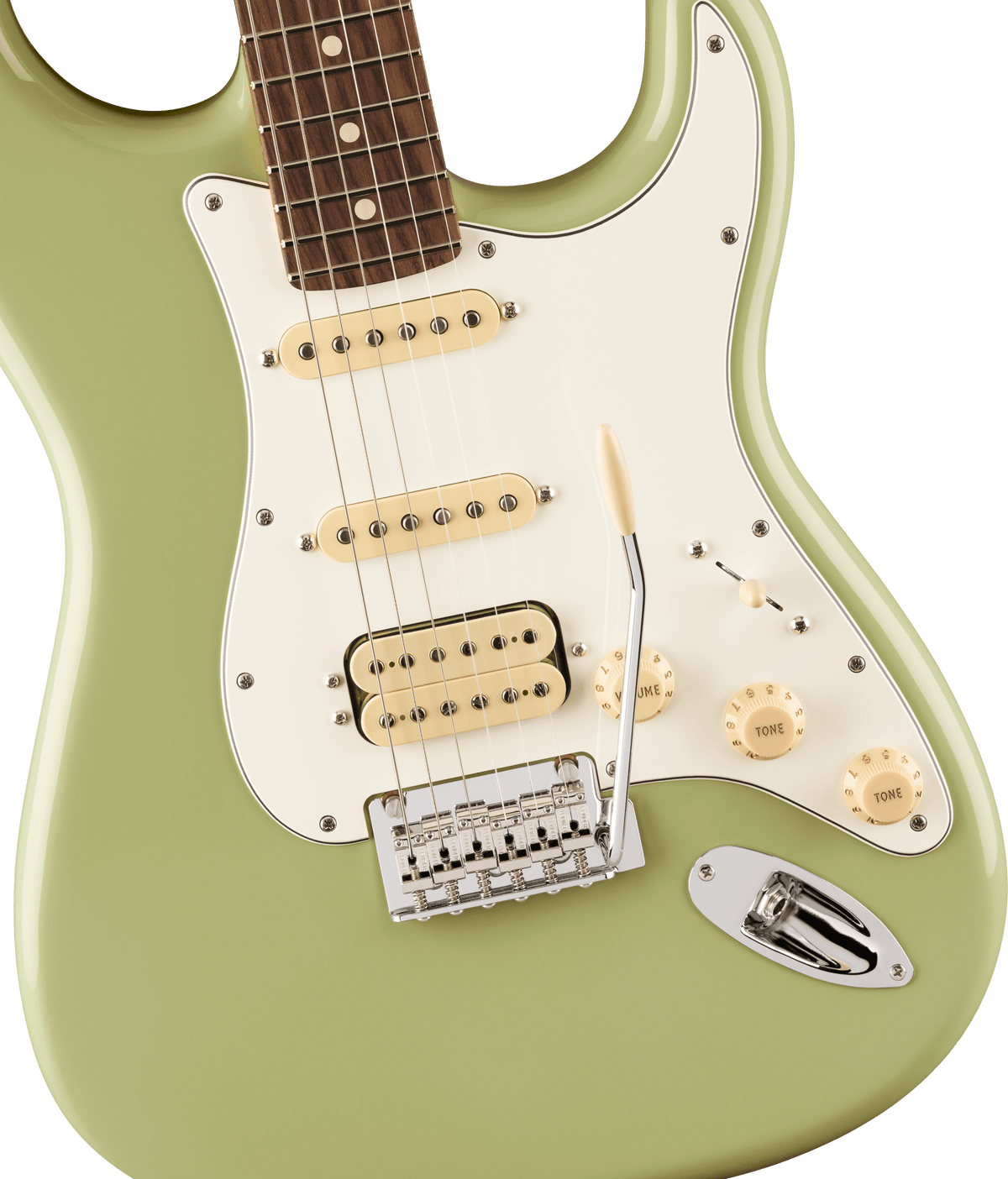 Fender Player II Stratocaster HSS, fingerboard detail