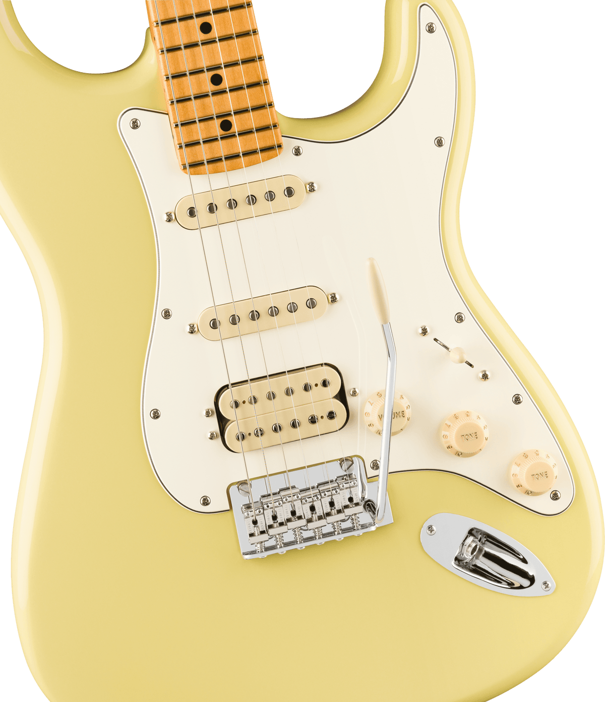 Fender Player II Stratocaster HSS, fingerboard detail