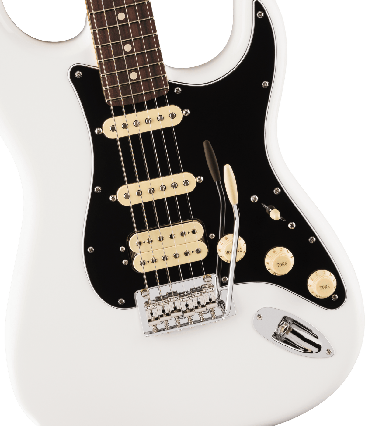 Fender Player II Stratocaster HSS, fingerboard detail