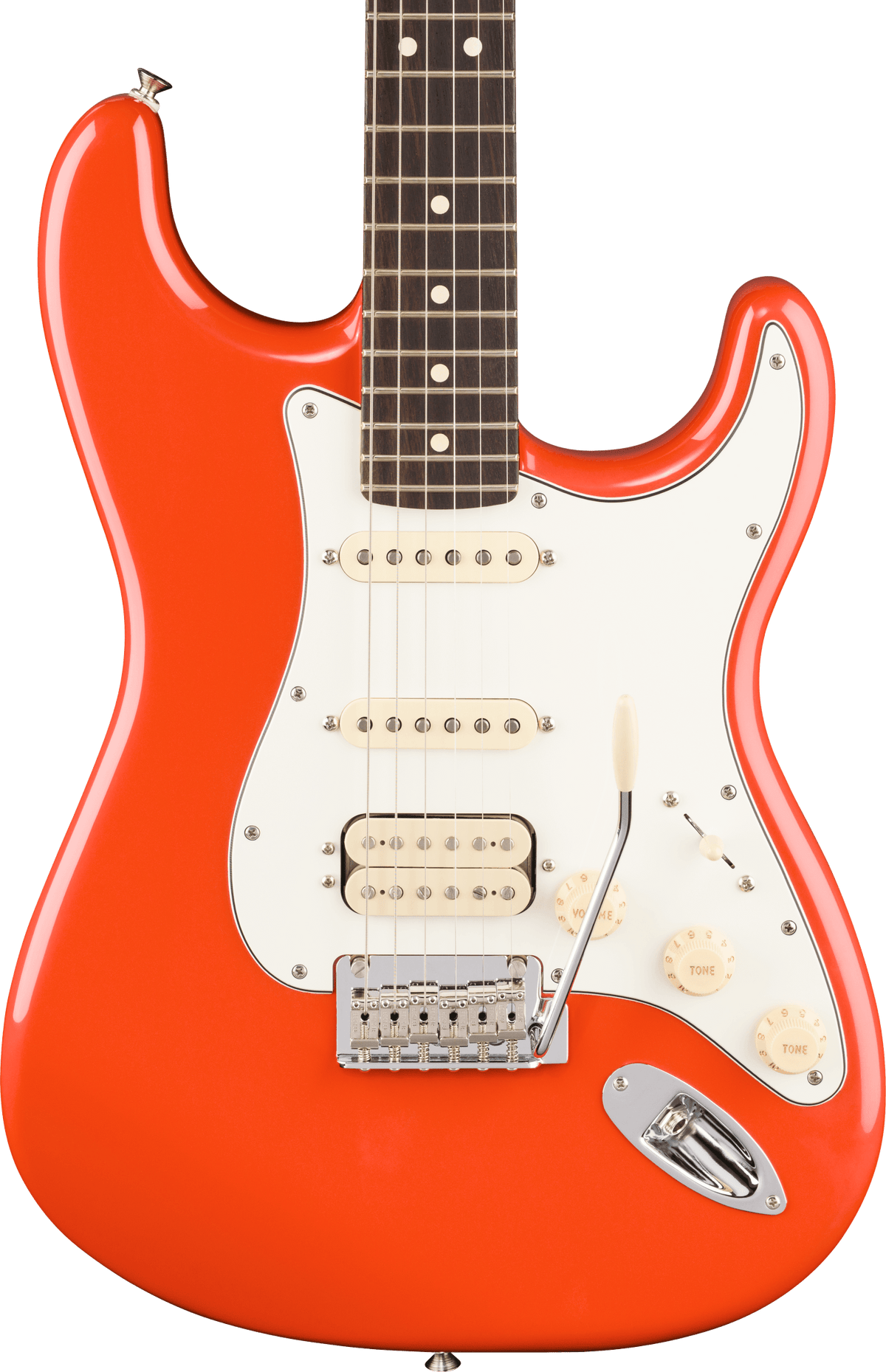 Fender Player II Stratocaster HSS, fingerboard detail
