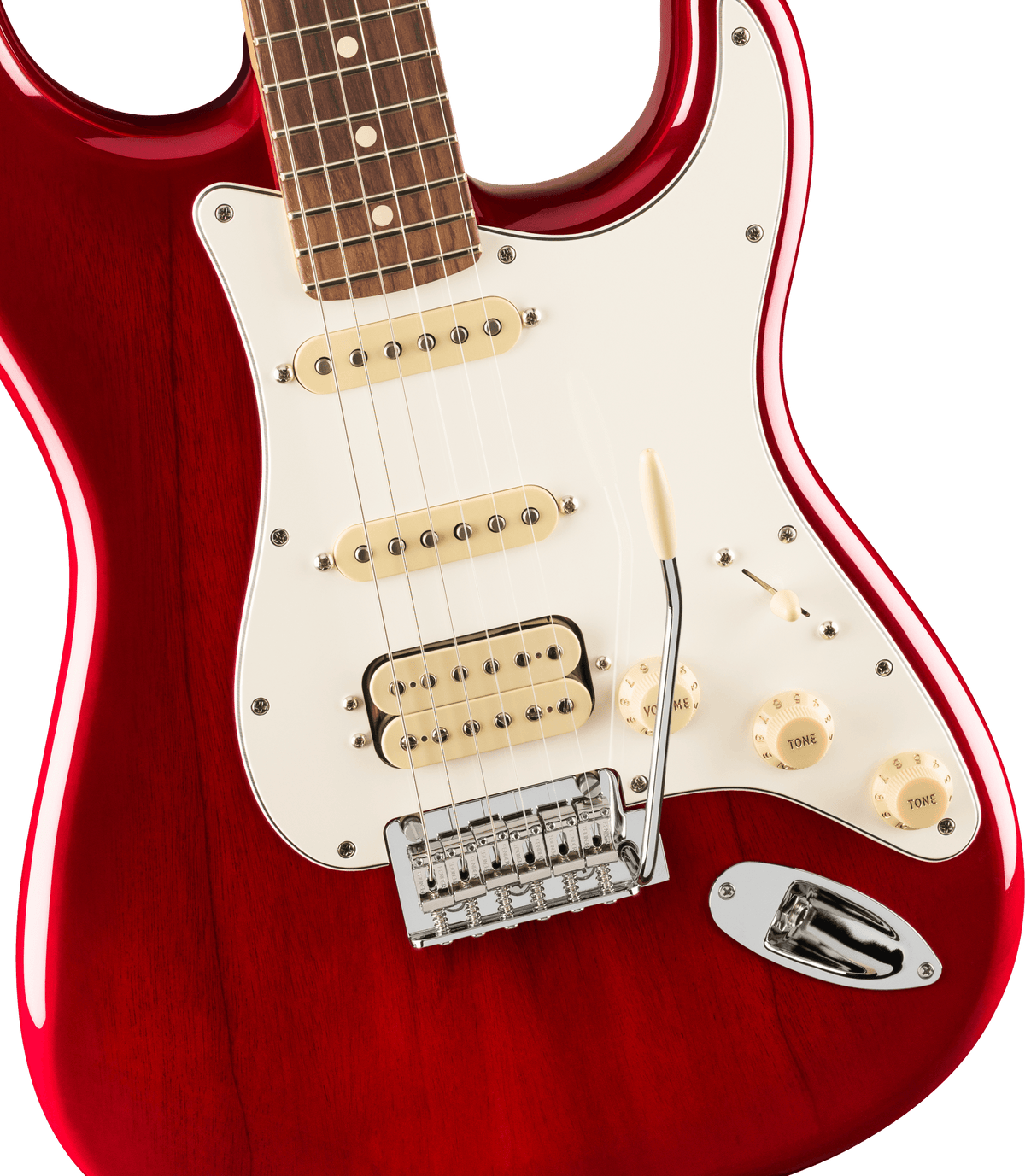 Fender Player II Stratocaster HSS, fingerboard detail