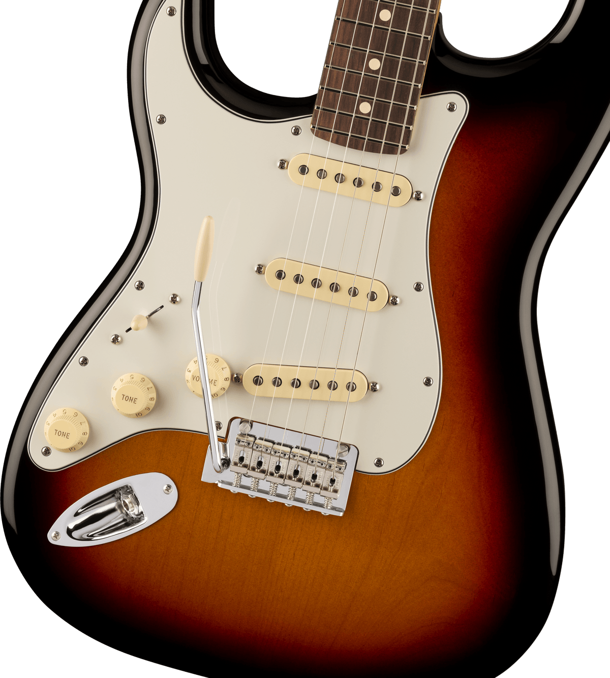 Fender Player II Stratocaster Left-Handed, fingerboard detail
