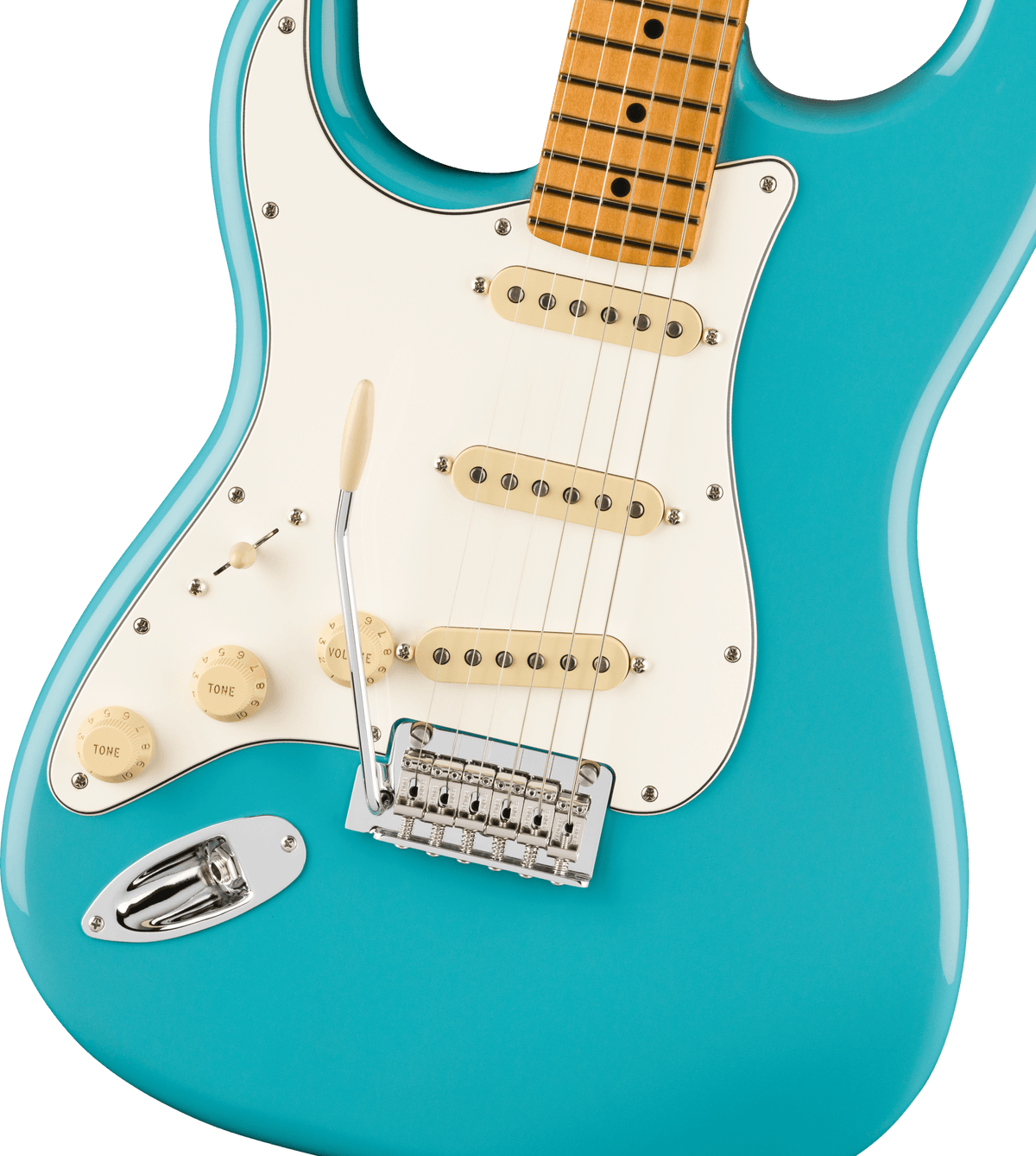 Fender Player II Stratocaster Left-Handed, fingerboard detail