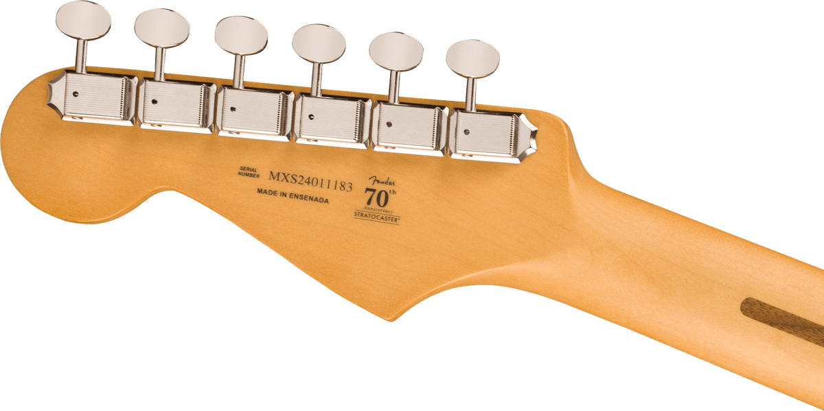 Fender Player II Stratocaster, headstock, back