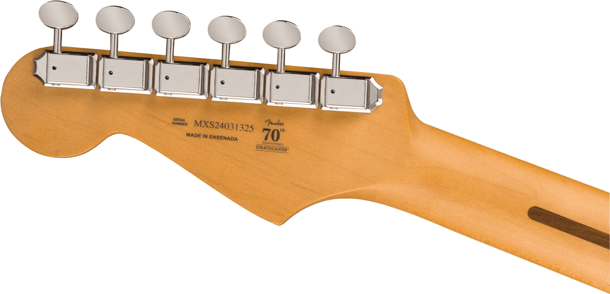 Fender Player II Stratocaster, headstock, back