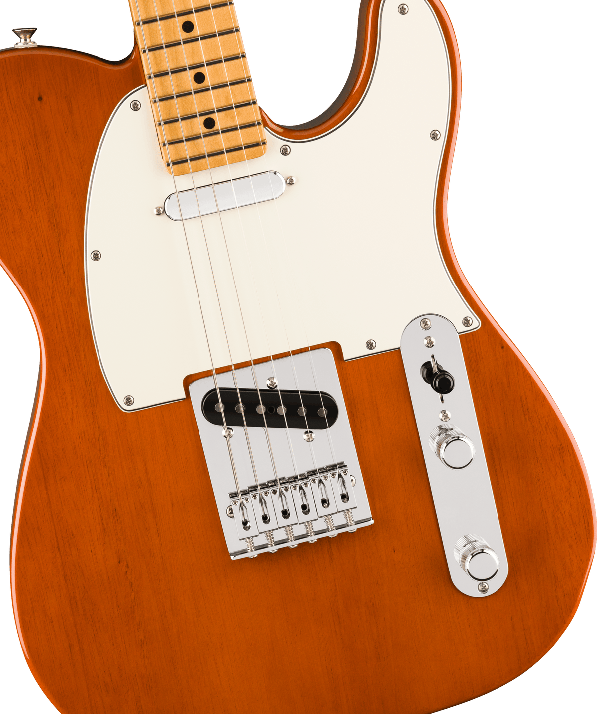 Fender Player II Telecaster, fingerboard detail