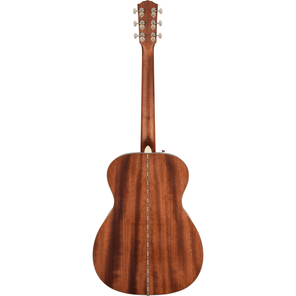 Fender PO-220E Orchestra Aged Cognac Burst Ovangkol Solid Mahogany back