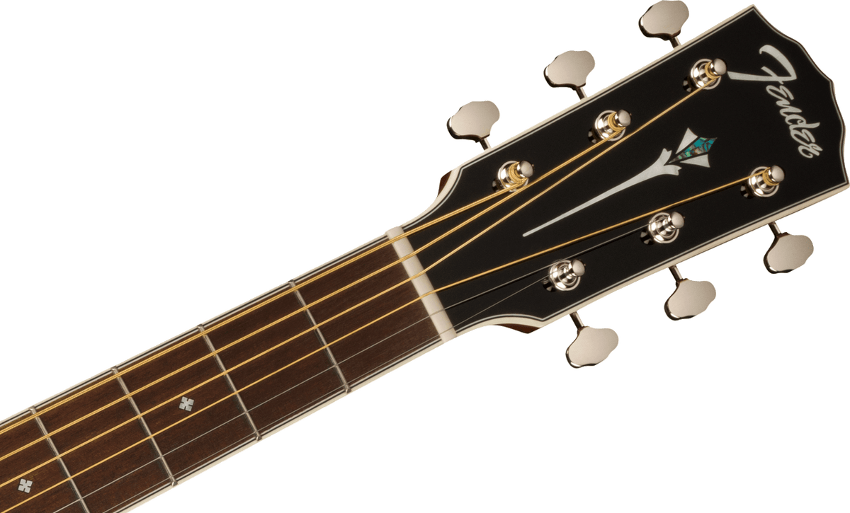 Fender PO-220E Orchestra, headstock, front