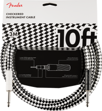Fender Pro 10' Checkboard Instrument Cable