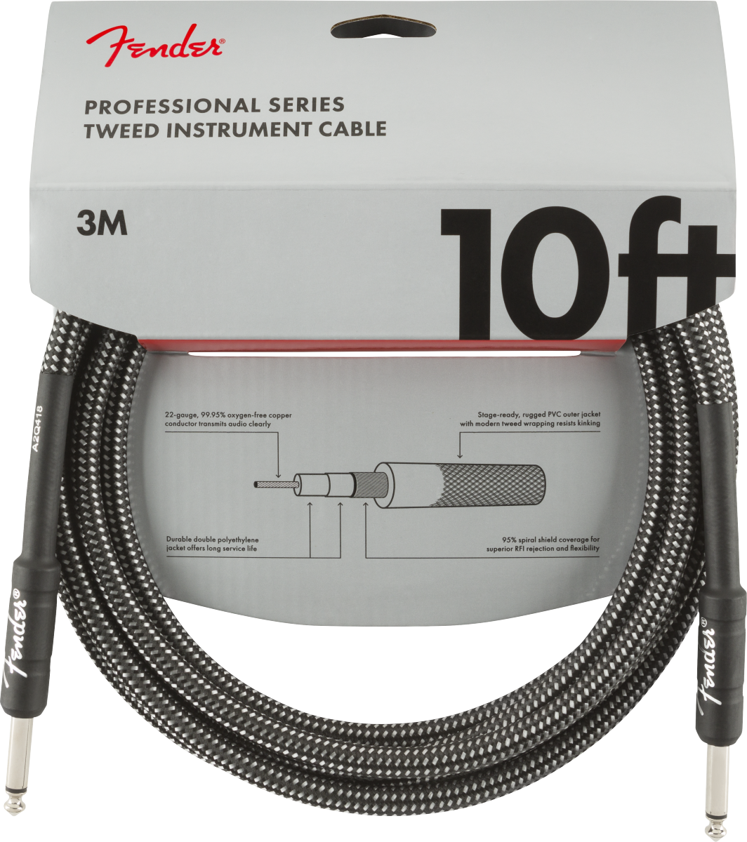 Fender Professional Series Tweed Instrument Cables