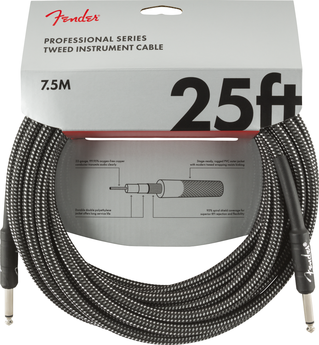 Fender Professional Series Tweed Instrument Cables