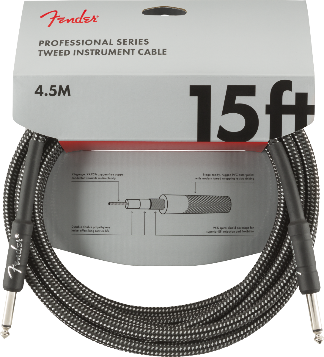 Fender Professional Series Tweed Instrument Cables