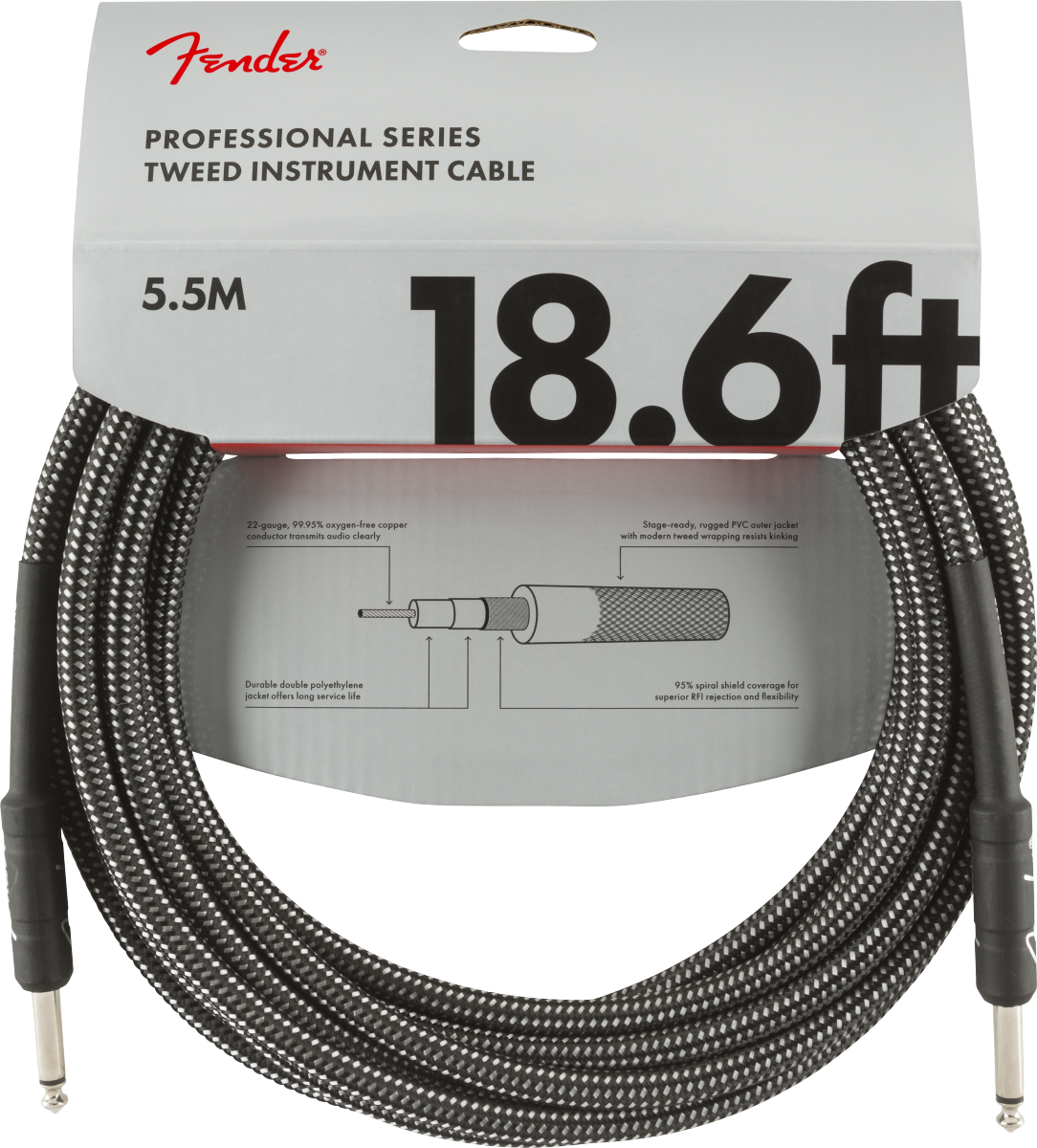 Fender Professional Series Tweed Instrument Cables