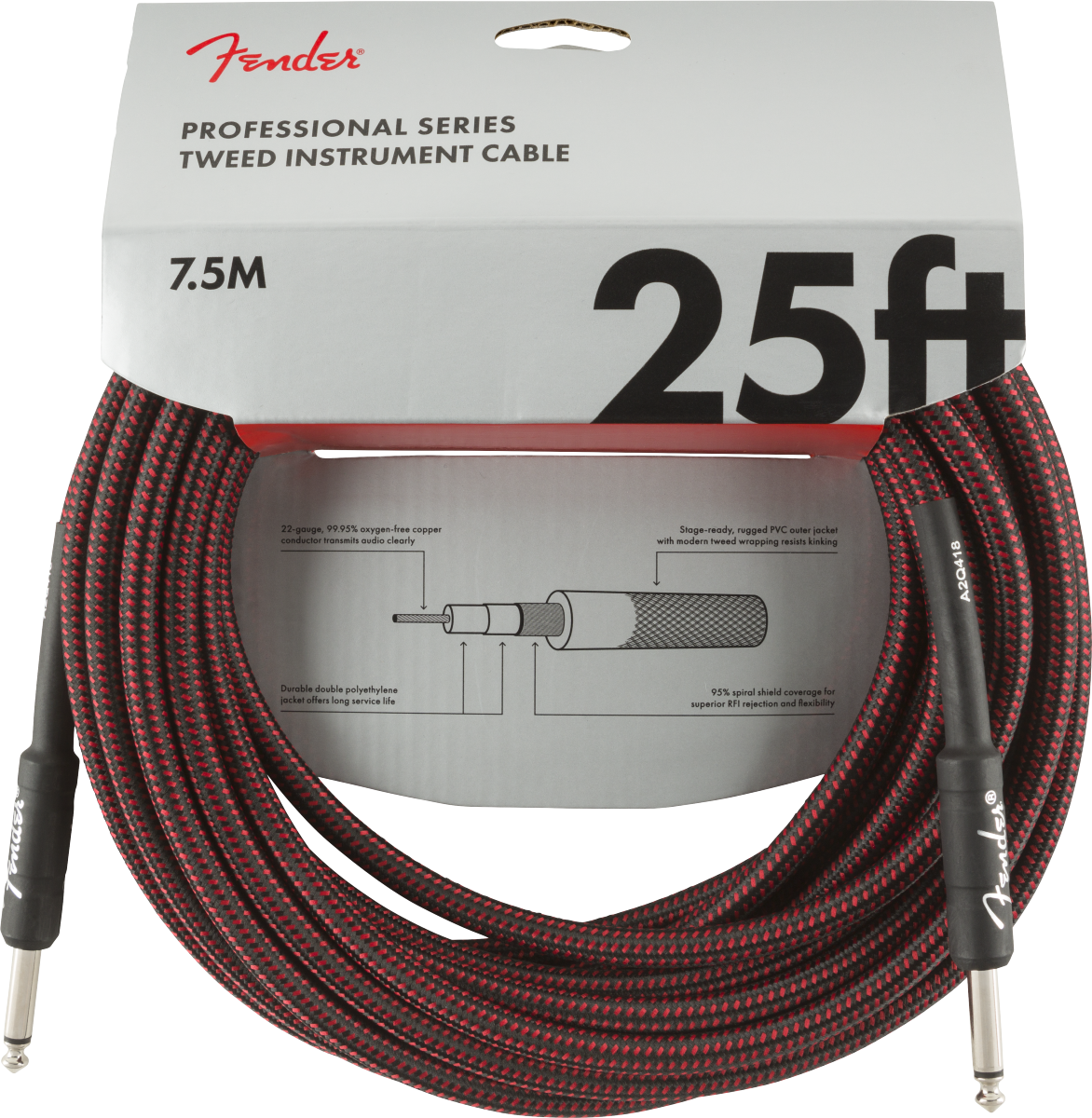 Fender Professional Series Tweed Instrument Cables