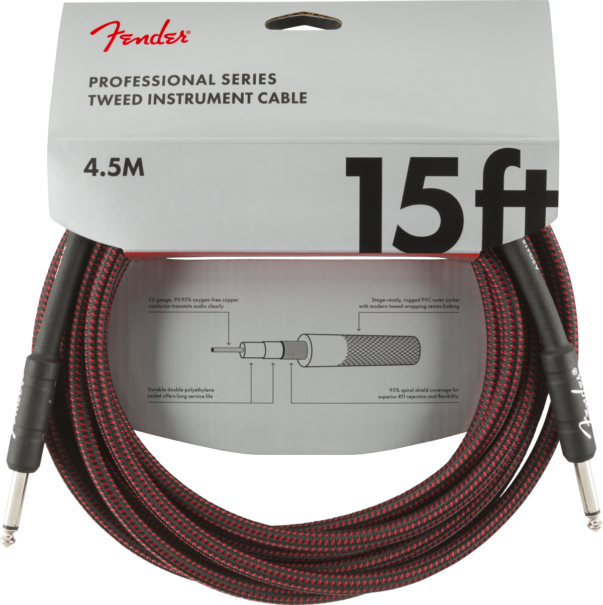 Fender Professional Series Tweed Instrument Cables